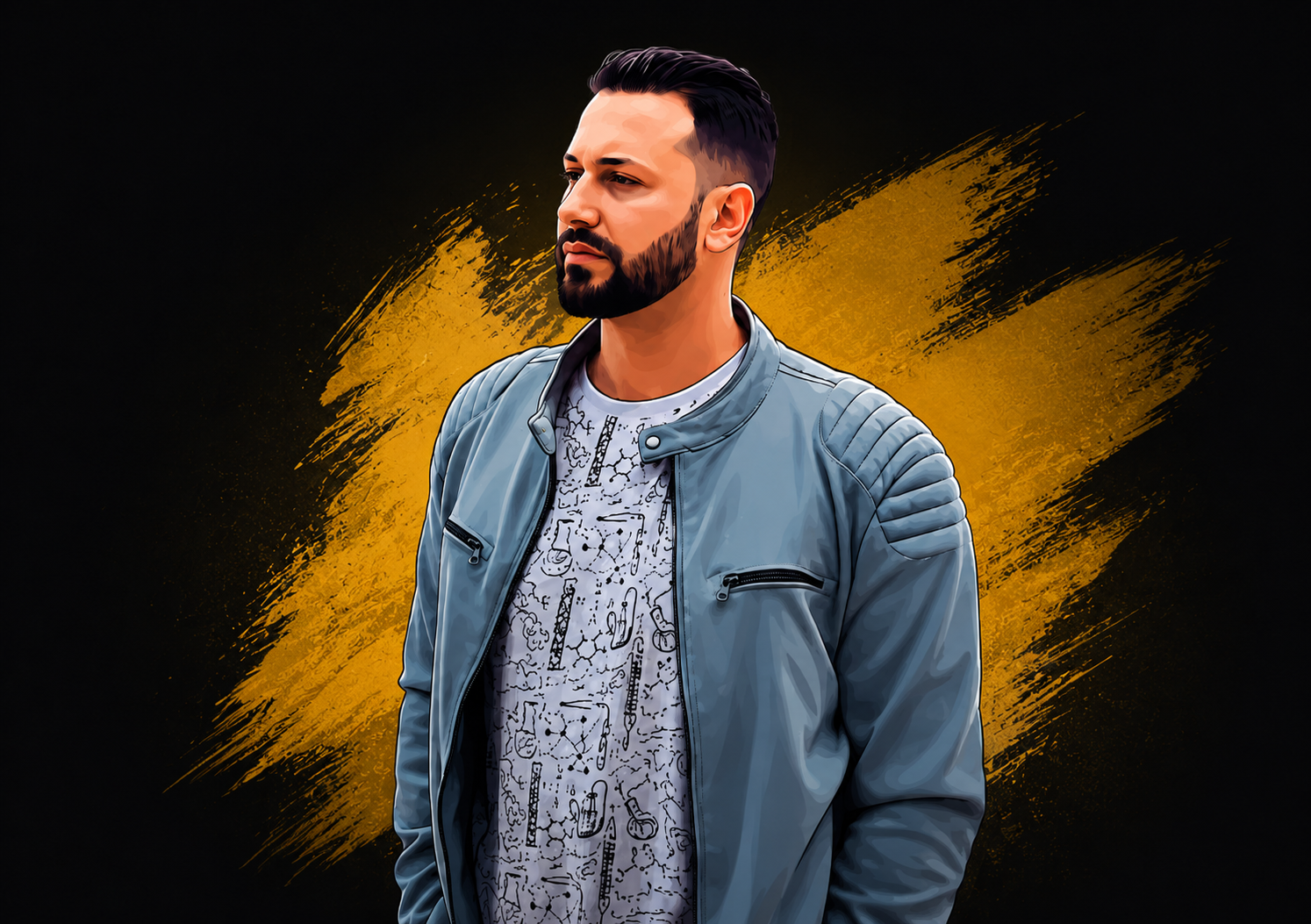 Ilustración vectorial de Raúl García